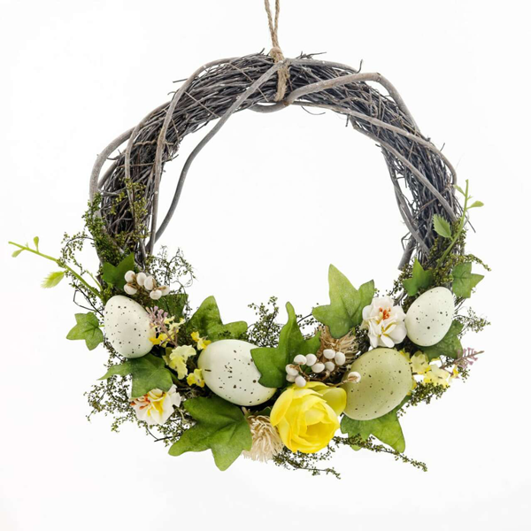 Floral Half Wreath 26cm