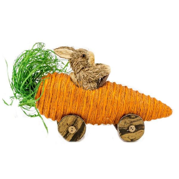 Bunny in Carrot Car 35cm