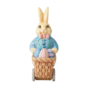 Bunny Pushing Cart 12.5cm