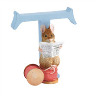 Letter T from Peter Rabbit